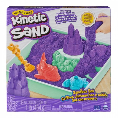 Zestaw KINETIC SAND - Piaskownica fioletowy Spin Master