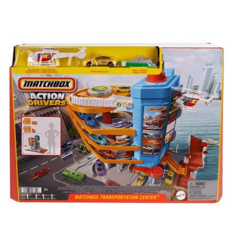 Zestaw z parkingiem i pojazdami Action Drivers Mattel