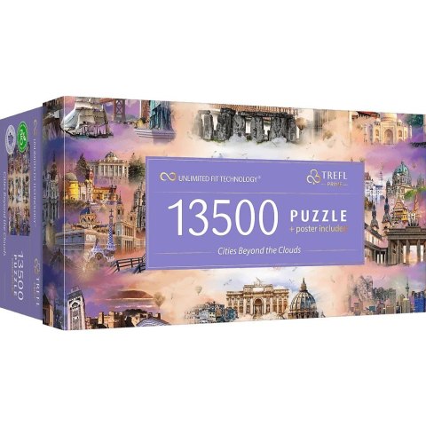 Puzzle 13500 elementów Cities Beyond the Clouds Trefl