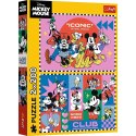 Puzzle 2x200 elementów Czas z przyjaciółmi Miki Donald Trefl