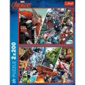 Puzzle 2x200 elementów Obrońcy świata Avengers Marvel Trefl