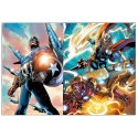 Puzzle 4x250 elementów Bohaterskie dni Avengers Trefl