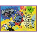 Puzzle 4x250 elementów Niezwykły Stitch Trefl