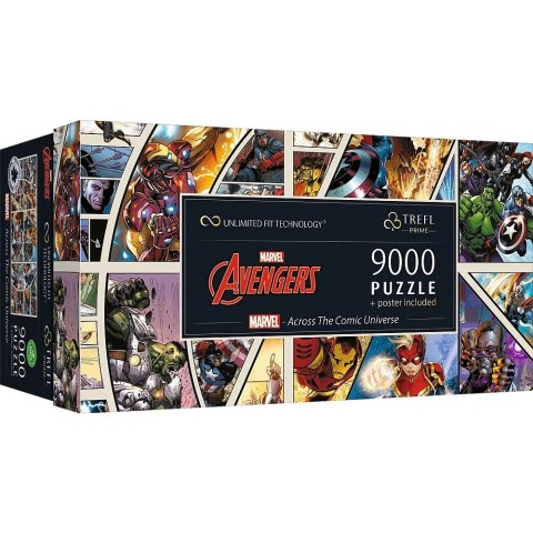 Puzzle 9000 elementów Marvel Across the Comic Universe Trefl