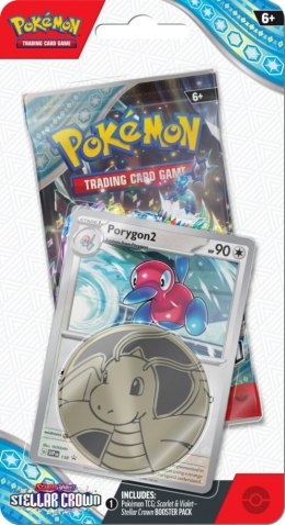 Karty Stellar Crown Checklane Blister Porygon2 Pokemon TCG