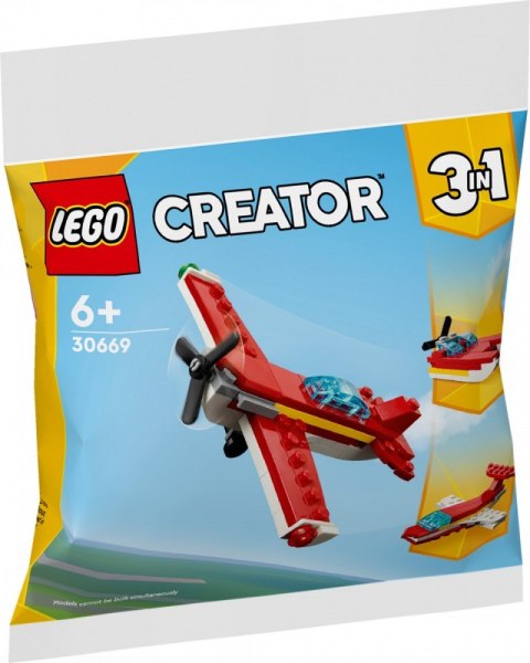 Klocki Creator 30669 Kultowy czerwony samolot LEGO