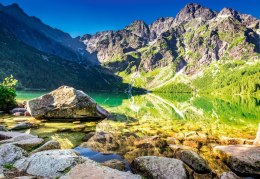 Puzzle 1500 elementów Morskie Oko Wschód Słońca Tatry Castor