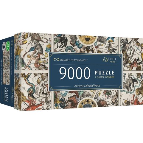 Puzzle 9000 elementów Ancient Celestial Maps Trefl