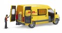 Bus MB Sprinter DHL z figurką i akcesoriami BRUDER