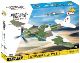 Klocki Historical Collection WWII Ilyushin IL-2 1943 643 klocki Cobi Klocki