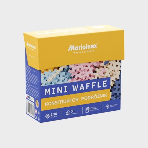 Klocki mini waffle - Podróżnik 200 elementów Marioinex