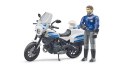 Scrambler Ducati Motocykl z policjantem BRUDER