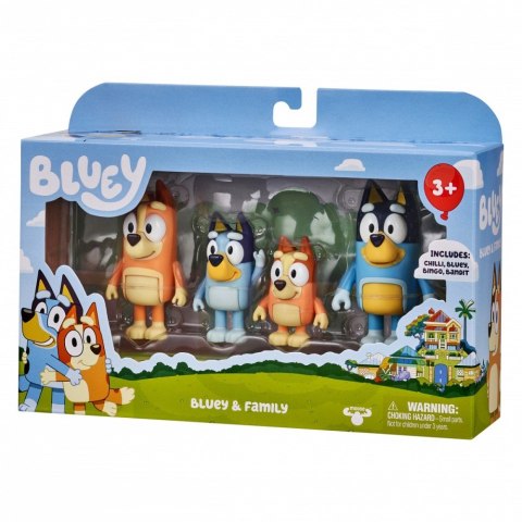 Figurki Bluey 4-pak Rodzinka Tm Toys