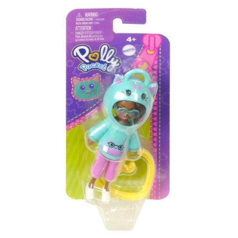 Figurka Polly Pocket zawieszka Kotek Mattel