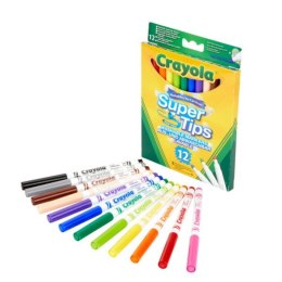 Flamastry Super tips Pastel 12 sztuk Goliath