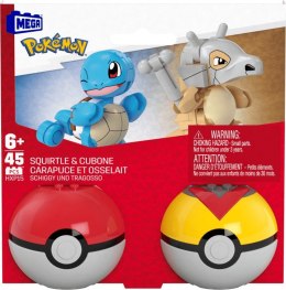 Klocki Mega Pokemon 45 elementów Squirtle i Cubone Mega Bloks