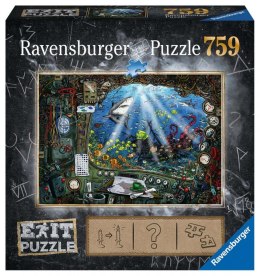 Puzzle EXIT 759 elementów W łodzi podwodnej Ravensburger Polska