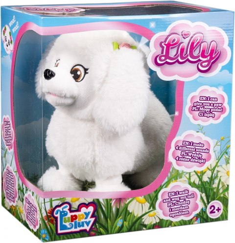 Maskotka interaktywna Puppy Luv Piesek Lily Tm Toys