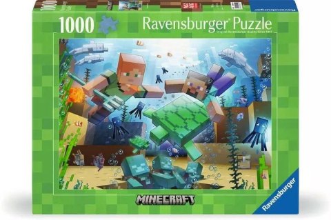 *Puzzle 1000el Minecraft Mozaika Ravensburger Polska