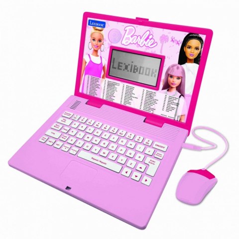 Laptop edukacyjny Barbie dwujęzyczny PL/ ENG 124 aktywności Lexibook