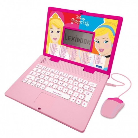 Laptop edukacyjny Disney Księżniczki Dwujęzyczny PL/ ENG 124 aktywności Lexibook