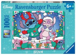 Puzzle 100 elementów Stitch Święta Disney Ravensburger Polska