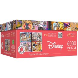 Puzzle 6000 elementów Disney Magical Book of Fairytales Trefl