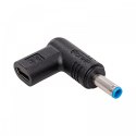 Adapter PIN HP Wtyczka do zasilacza uniwersalnego AK-ND-C09 USB-C / 4.5 X 3.0 MM PIN HP AKYGA