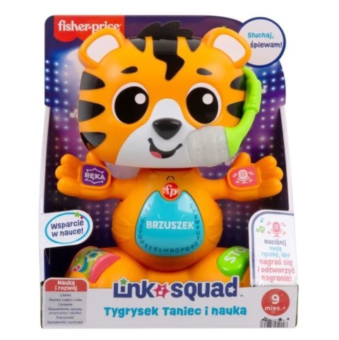 Zabawka edukacyjna Link Squad Tygrysek taniec i nauka Fisher Price