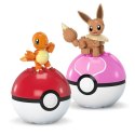 Klocki Mega Pokemon Pokeball 2-pak Charmander i Eevee Mega Bloks