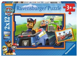 Puzzle 2x12 elementów - Psi Patrol, Misja Ravensburger Polska