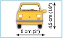 Klocki 71 elementów Polski Fiat 126P Cobi Klocki