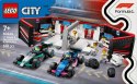 Klocki City 60444 F1 Garaż i bolidy Mercedes-AMG i Alpine LEGO