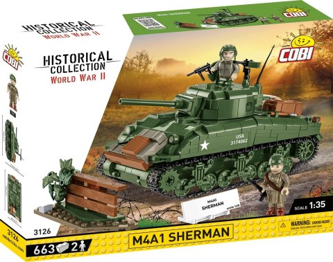 Klocki M4A1 Sherman 663 klocki Cobi Klocki