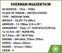 Klocki Sherman M4A2E8 865 klocków Cobi Klocki