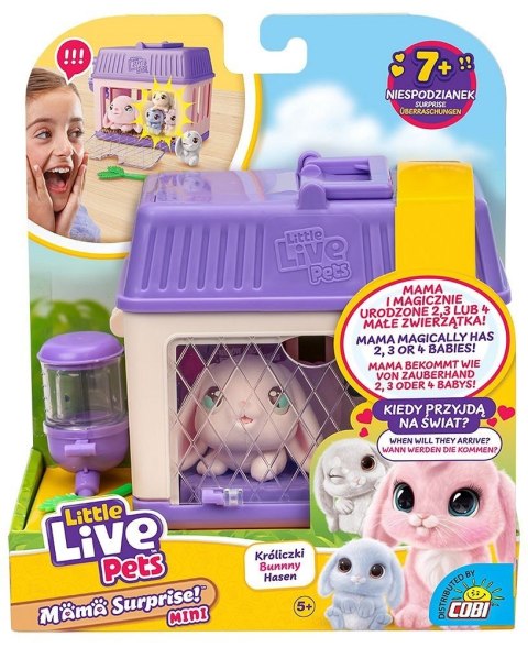 Figurka Little Live Pets - Mama Surprise Mini królik Cobi