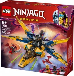 Klocki Ninjago 71833 Ras i burzowy superodrzutowiec Arina LEGO