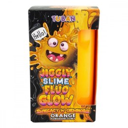 Slime Jiggly Fluo Glow pomarańczowy 430g TUBAN