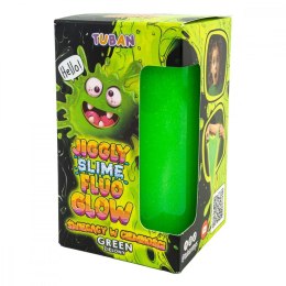 Slime Jiggly Fluo Glow zielony 430g TUBAN