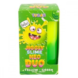 Slime Jiggly Neo Duo żółto-zielony 430g TUBAN