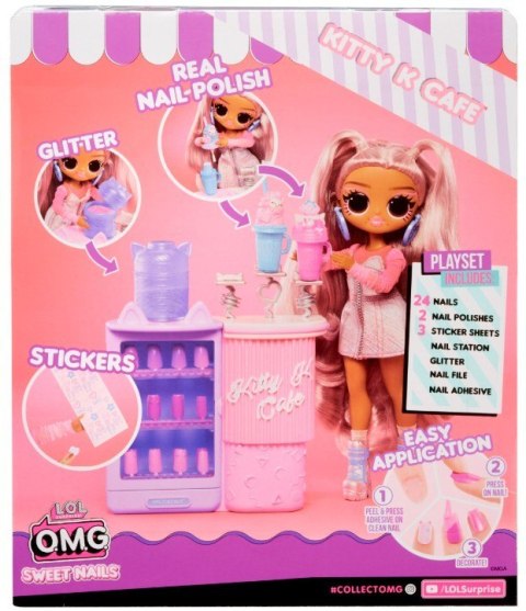 Lalka L.O.L. Surprise OMG Sweet Nails Kitty K Cafe MGA Lalka L.O.L. Surprise OMG Sweet Nails Kitty K Cafe MGA
